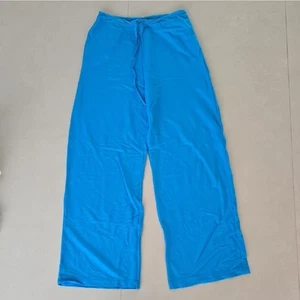 Zara High Waist hellblau weites Bein fließende Hose Gr. S - Bild 1 von 4