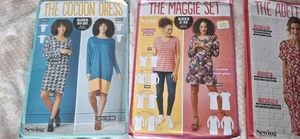 Dress Sewing Pattern Bundle Size Up To 20 Plus - Picture 1 of 4