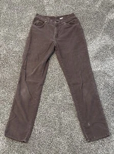 Levis Pants Womens Sz 9 Brown Corduroy VTG 90s 910 Made In USA - Picture 1 of 9