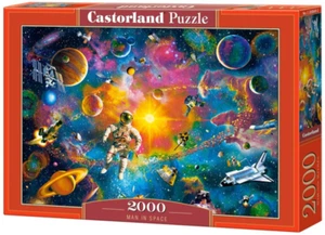 NEW Castorland Jigsaw Puzzle 2000 Pzs Pieces C-200849-2 Man is Space - Picture 1 of 2