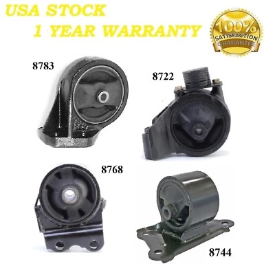 Montaje de motor y transmisión 4 piezas para Hyundai Sonata 1999-2001 2,4 L - transmisión automática Foto 1 de 4