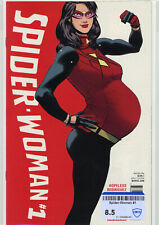 Spider-Woman #1 (2015) | RAW 8.5 VF+ | Pregnant Spider-Woman | New Series | KEY