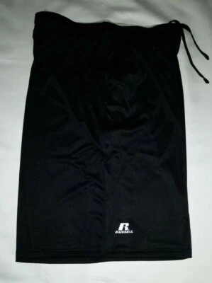 Pantalones Cortos Russell Para Hombre Dri-Power Essential Performance Negros Bolsillos TS7X2M GRANDES Foto 1 de 2