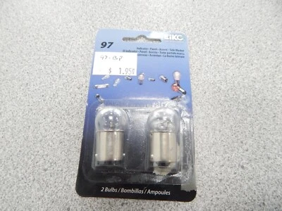 EIKO 97 13.5V MINIATURA BOMBILLA AUTOMOTRIZ PAQUETE DE 2 - 97-BP Foto 1 de 2