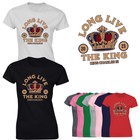 King Charles Coronation Monarch 2023 Ladies T-Shirt Celebration Emblem Womens