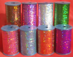 LUREX Holographic Quality Thread 2000 Mtrs each many colours BUY 2 GET 3RD FREE - Picture 1 of 10