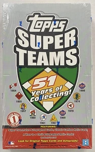 2002 Topps Super Teams Factory Sealed Unopened Baseball Box - Picture 1 of 6