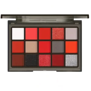 Gothic Clown 15-Colour Eyeshadow Palette - Red Matte Shimmer Glitter Pigment - Picture 1 of 10