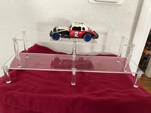 2 TIER ACRYLIC DISPLAY RISERS FOR 1/24 SCALE DIECAST 16 inches Long - Picture 1 of 2