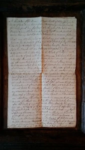 1789 GEORGE III 18TH C MANUSCRIPT WILL - JOSEPH HEWITT HUDDERSFIELD YORKSHIRE - Picture 1 of 9
