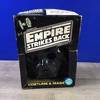 1980 Ben Cooper Empire Strikes Back ESB Darth Vader Disfraz y Máscara Niños Med Foto 1 de 4