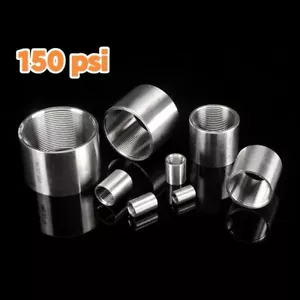 304 Stainless Steel 1/8"~4" BSP Female Threaded Pipe Fittings Straight Connector - Picture 1 of 24