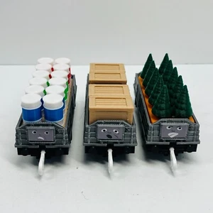 Tren de carga mixto Trackmaster hecho a medida problemático plateado - Thomas & Friends - Imagen 1 de 16