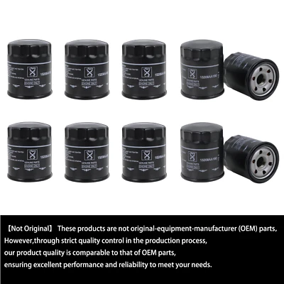 New Engine Oil Filter 10 PACK 15208AA160 for Subaru Impreza Legacy Forester - Image 1 of 4