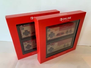 set of 2 Nintendo Family Computer Wireless Controller Switch Online NES Famicom - Picture 1 of 13