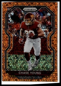 2020 Panini Prizm #383 Chase Young Prizm Orange Ice - Bild 1 von 2