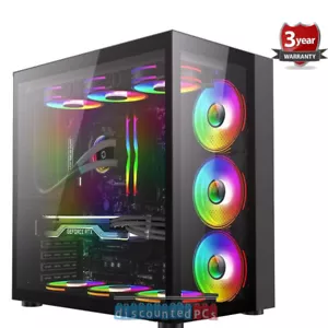 Pacchetto PC da gioco AMD Ryzen 7 7800X3D Eight Core 4,2 GHz 32"" 144 Hz up214 - Foto 1 di 11