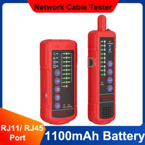 LAN Network Cable Tester Cat5 Cat6 RJ11 RJ45 Line Find Telephone Wire Tracker - Picture 1 of 22