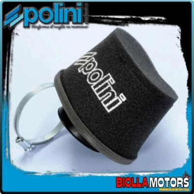 203.0166 FILTRO ARIA POLINI D.60 BENELLI 491 50 RR, RACING, SP, SPORT CONICO - Immagine 1 di 4