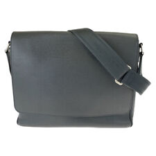 Authentic LOUIS VUITTON Taiga Romantic MM M32682 Shoulder Bag Ardoise Black ...