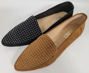 (Color no coincidente tostado/negro): zapatos planos XOXO Vanni para mujer talla 6 muestra - Imagen 1 de 14