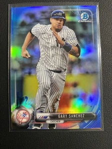 Gary Sanchez 2017 Bowman cromo #64 refractor azul #'D 3/150 (Yankees) 🙂 - Imagen 1 de 2