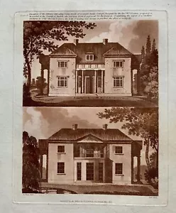 1803 Richard Elsam Folio casetta acquatinta in stile "Modern Antique" architettura - Foto 1 di 5