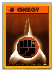 Fighting Energy 097/102 - Pokémon Base Set Regular Excellent Condition - Picture 1 of 3