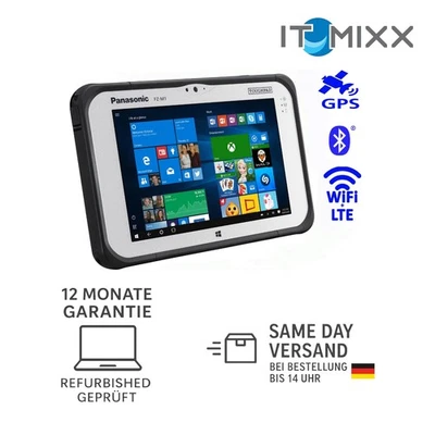 Panasonic ToughPad FZ-M1 MK2 Core M5-6Y57 256GB 4GB Win10 LTE  GPS NFC - Bild 1 von 4