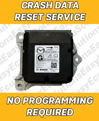 ✅FOR MAZDA KEAD-57K30 SRS RCM AIRBAG ECU SRS MODULE CRASH DATA RESET SERVICE - Image 1 of 2