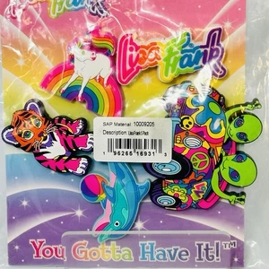 New Original Jibbitz Crocs Charms: Lisa Frank ,Unicorn Tiger Dolphin Aliens Van - Picture 1 of 2