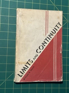 Limits and Continuity by William K. Smith, 1964 1st Ed 3rd Printing Paperback - Picture 1 of 6