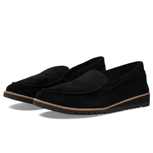 Eileen Fisher Womens Essa Loafers US 7 EU 37.5 Black Suede NIB - Picture 1 of 13