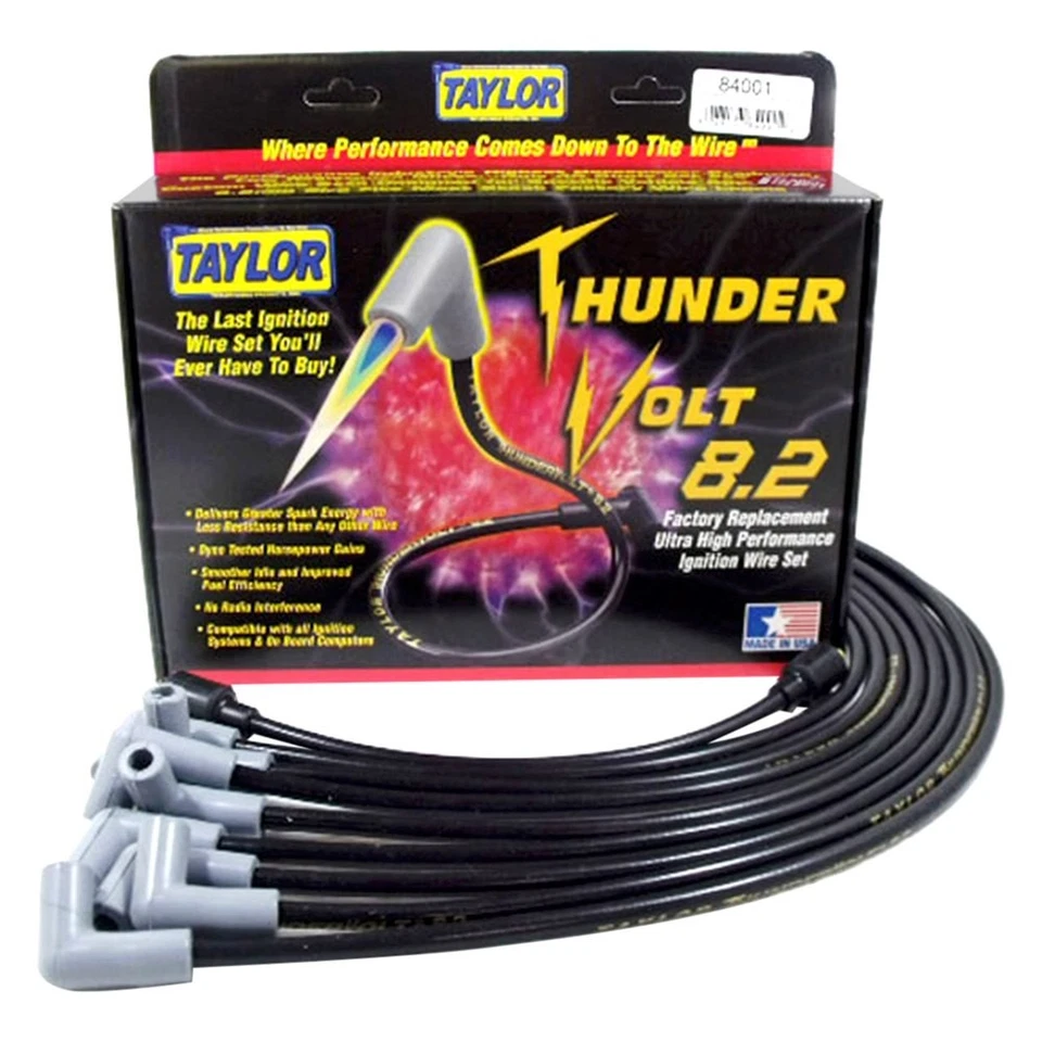 Taylor Cable 84001 ThunderVolt 8.2mm Ignition Wire Set Chevy Small Block V8 Foto 1 de 3