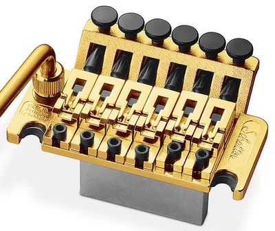 Schaller 德国 Floyd Rose Tremolo 套件 - 金色 带 42 毫米块,R2 螺母 — 第 1/4 张图片