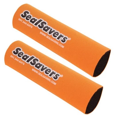 Cubiertas de horquilla Seal Savers tubo de horquilla 44-50 mm, naranja corto para KAWASAKI KX450SR Foto 1 de 2