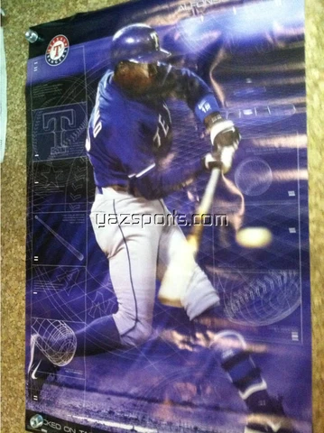 Alfonso Soriano Texas Rangers Poster Cover