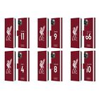 LIVERPOOL FC LFC 2023/24 PLAYERS HOME KIT PU LEATHER BOOK CASE FOR APPLE iPHONE