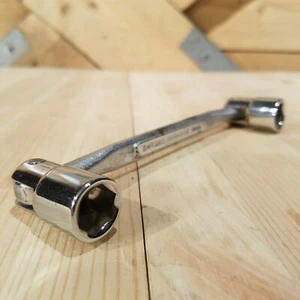 Chrome Vanadium Flex Head Double Socket Wrench 1/2" 9/16" - Swanky Barn - Foto 1 di 12