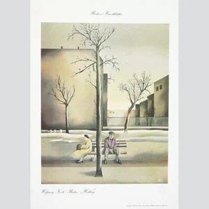 Wolfgang Koch: Berliner Kunstblätter. Auf der Parkbank, Berlin 1972, signiert. - Bild 1 von 1