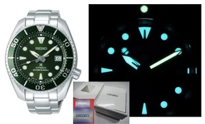 Seiko Ø45mm Prospex 'Sumo' Green Dial St Steel SPB103J1 Diver 200m w/box,card - Picture 1 of 6