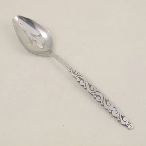 FLORENTINE SCROLL INTERNATIONAL Lyon cuchara perforada de acero inoxidable cuchara para servir - Imagen 1 de 4
