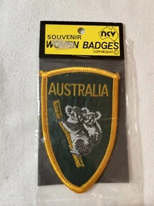 Parche de bebé koala bordado de recuerdo de Australia de colección NSW tela tejida coser insignia - Imagen 1 de 4