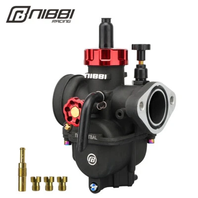 NIBBI Racing PE 19mm Flange Carburetor Fits Kawasaki KLX110 02-21 KLX110L 10-21 - Image 1 of 4