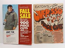 VINTAGE EATON'S FALL CATALOGUE 1975 + ADD-ON 32 PAGE FLYER MINI CATALOGUE 1976