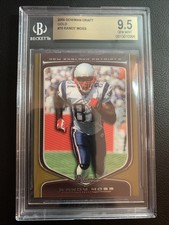 2009 Bowman Draft Gold /10 Randy Moss BGS 9.5