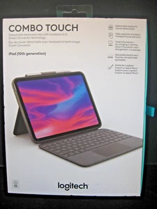 CUSTODIA TASTIERA LOGITECH COMBO TOUCH iPAD (10a generazione) - NUOVA, SCATOLA APERTA - Foto 1 di 3