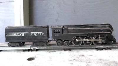 lionel o27 streamlined steam locomotive & tender 2-6-4 #221 new york central nyc - Image 1 of 4