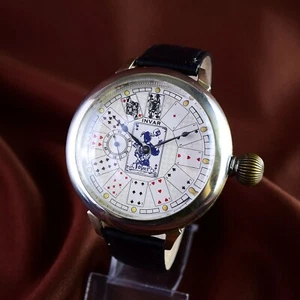 Vintage Watch INVAR Antique Marriage Men's Wrist Watch Swiss Made Serviced - Picture 1 of 13