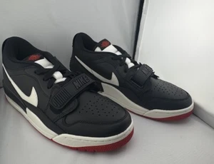 Size 10 - Jordan Legacy 312 Low Black Sail University Red - Picture 1 of 7
